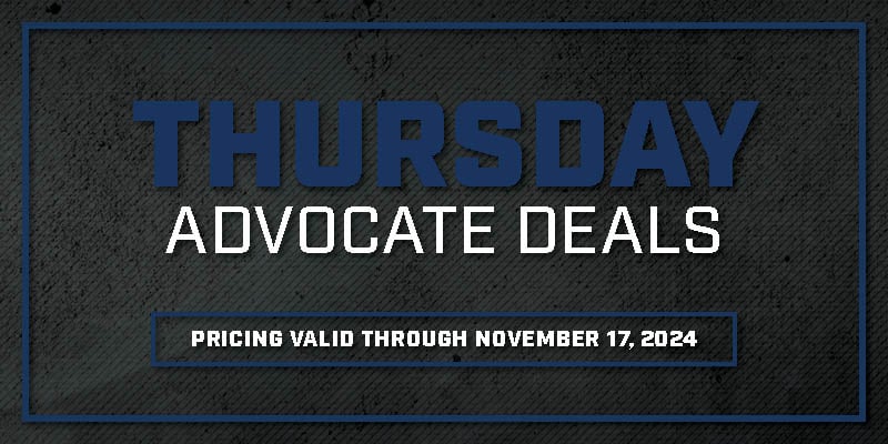 Thursday Advocate Deals October 31st 2024